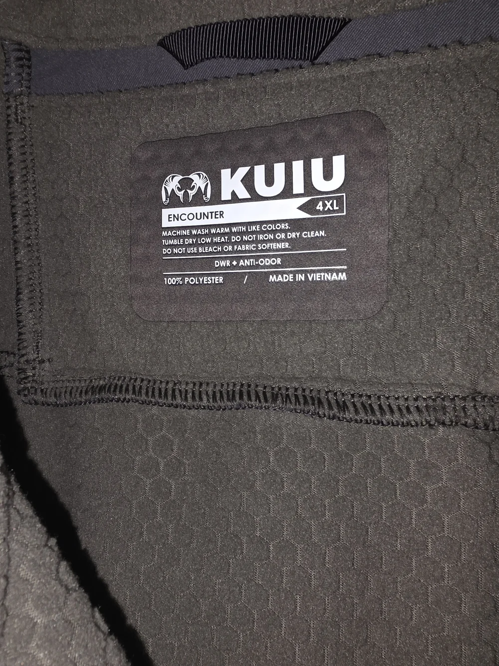 KUIU Men's Ash Green Encpunter Full-Zip Jacket - Picture 6 of 10